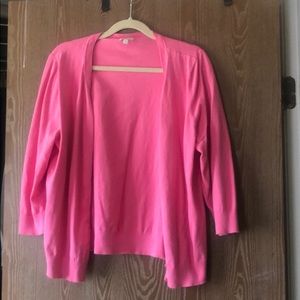 Pink cardigan
